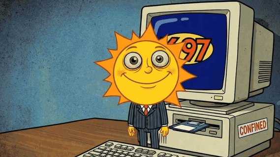 The Kindows 95 Desktop